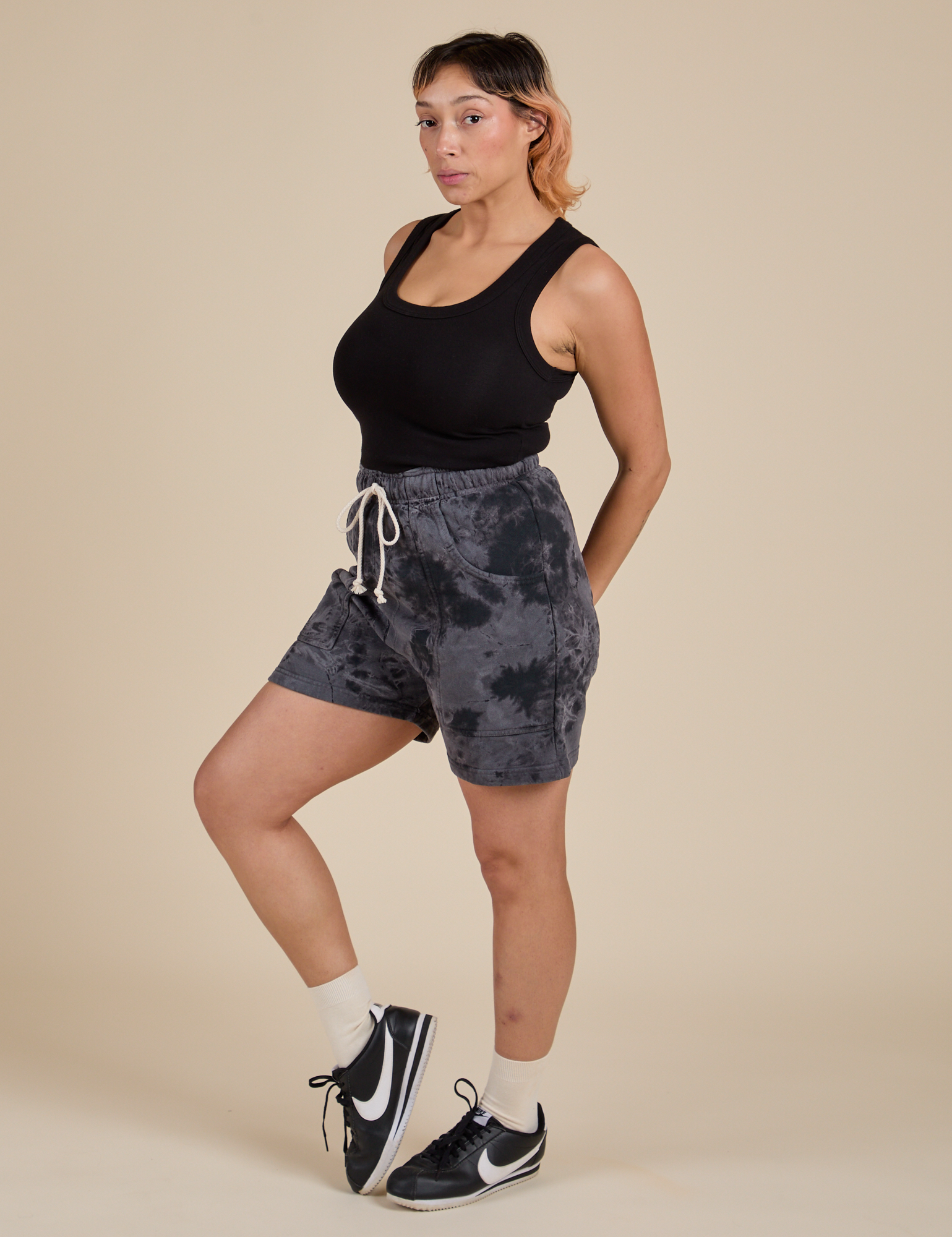 Heavyweight Sweat Shorts - Black Magic Waters