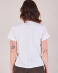 Masters Organic Tee in Lady With An Ermine back view on Alex