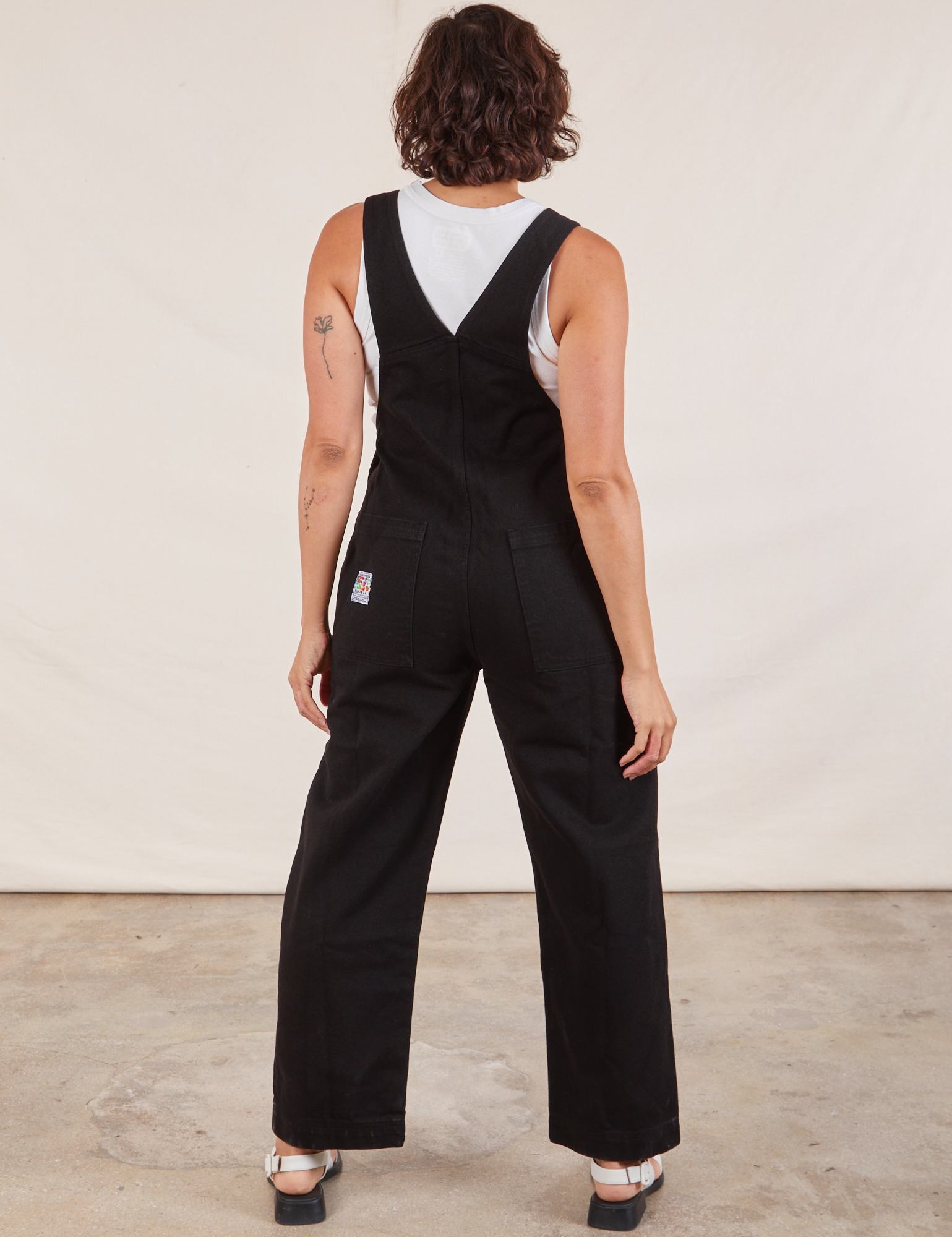 Original Overalls in Mono Black back view on Tiara