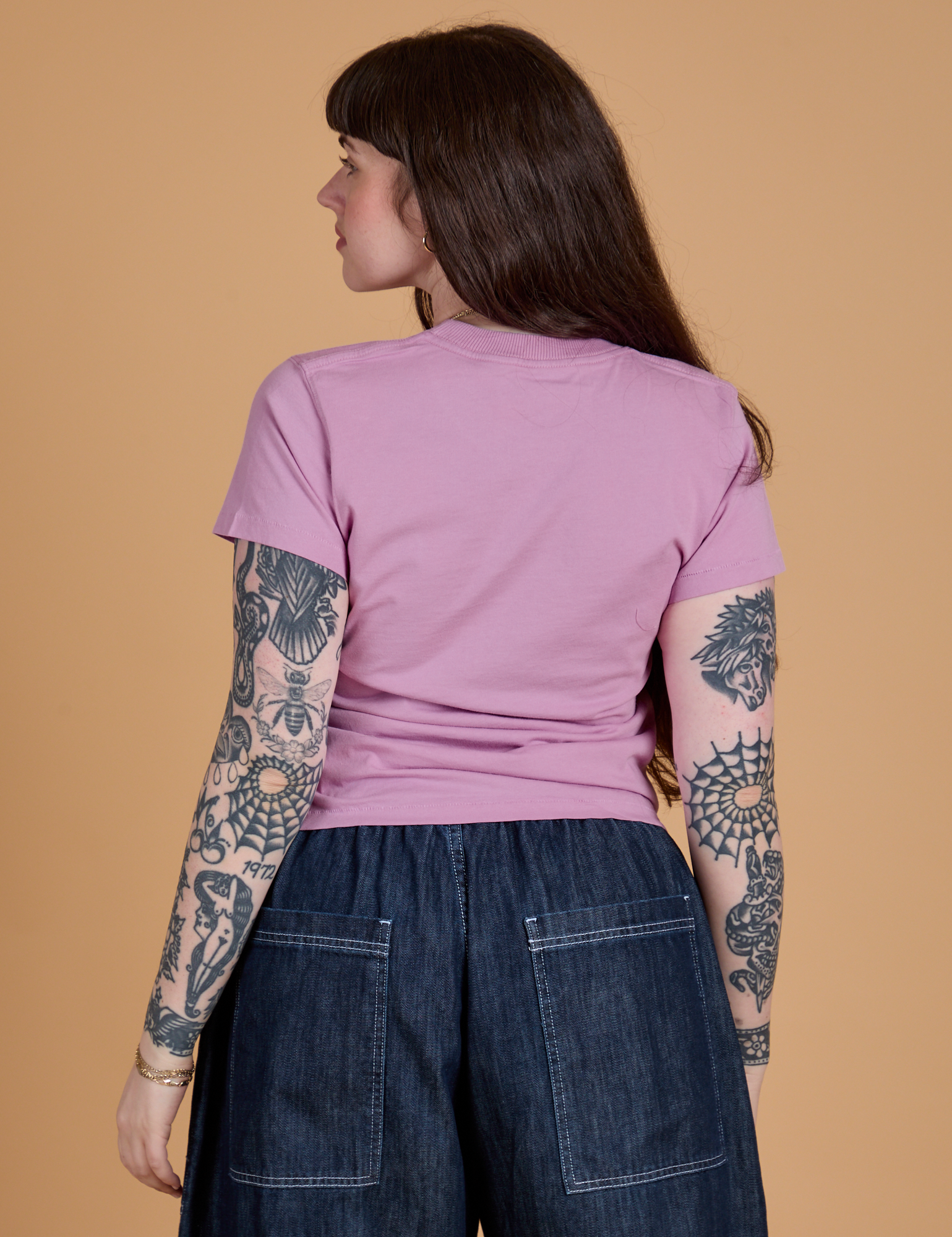 The Organic Vintage Tee - Lilac Purple
