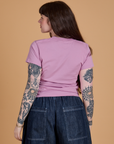 The Organic Vintage Tee - Lilac Purple