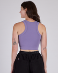 Back view of the Faded Grape Porthole Tank