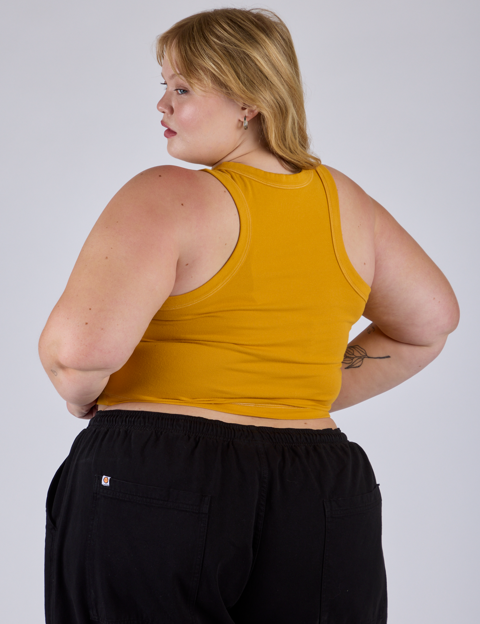 Porthole Tank - Mustard Yellow – BIG BUD PRESS