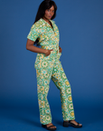Spring Quilt Print Jumpsuit