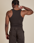 Racerback Tank - Espresso Brown