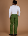 Railroad Denim Work Pants - Gross Green Overdye