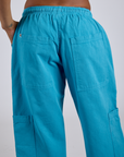 Drop Pocket Cargo Pants - Hawaiian Blue