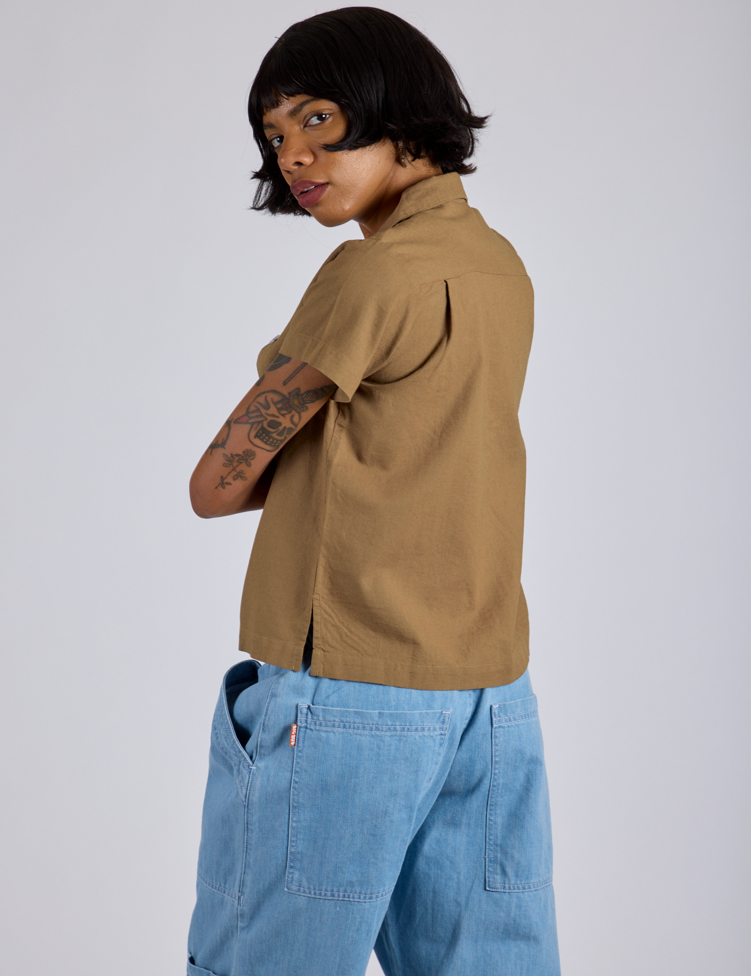 Pantry Button-Up - Desert Brown
