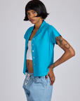 Pantry Button-Up - Hawaiian Blue
