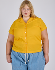 Pantry Button-Up - Sunshine Yellow