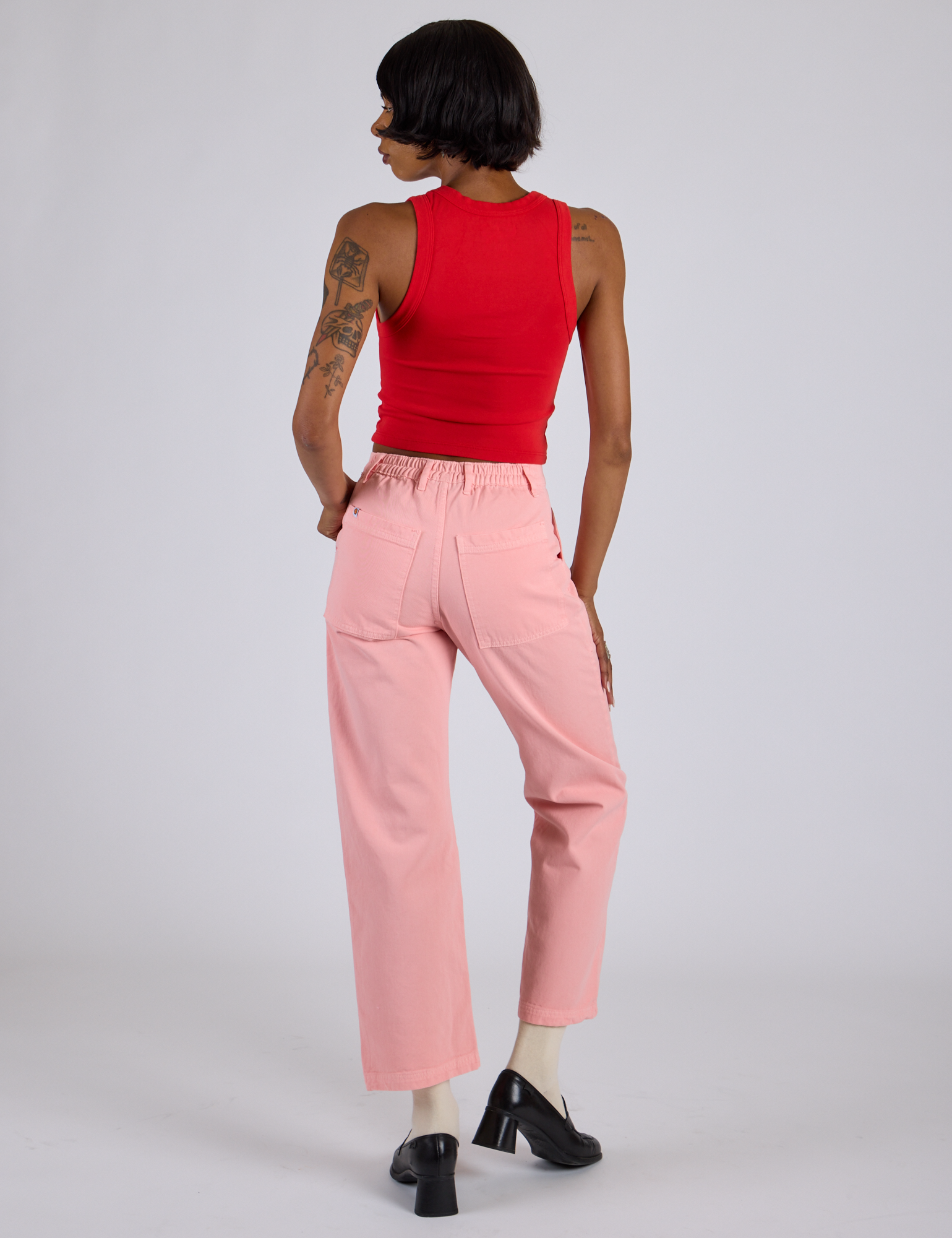 Work Pants - Baby Pink