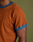 Vintage Ringer Tee - Burnt Terracotta