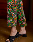 Work Pants in Kitchen Collection pant leg side close up on Alex
