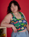 Cropped Tank - Veggie Village