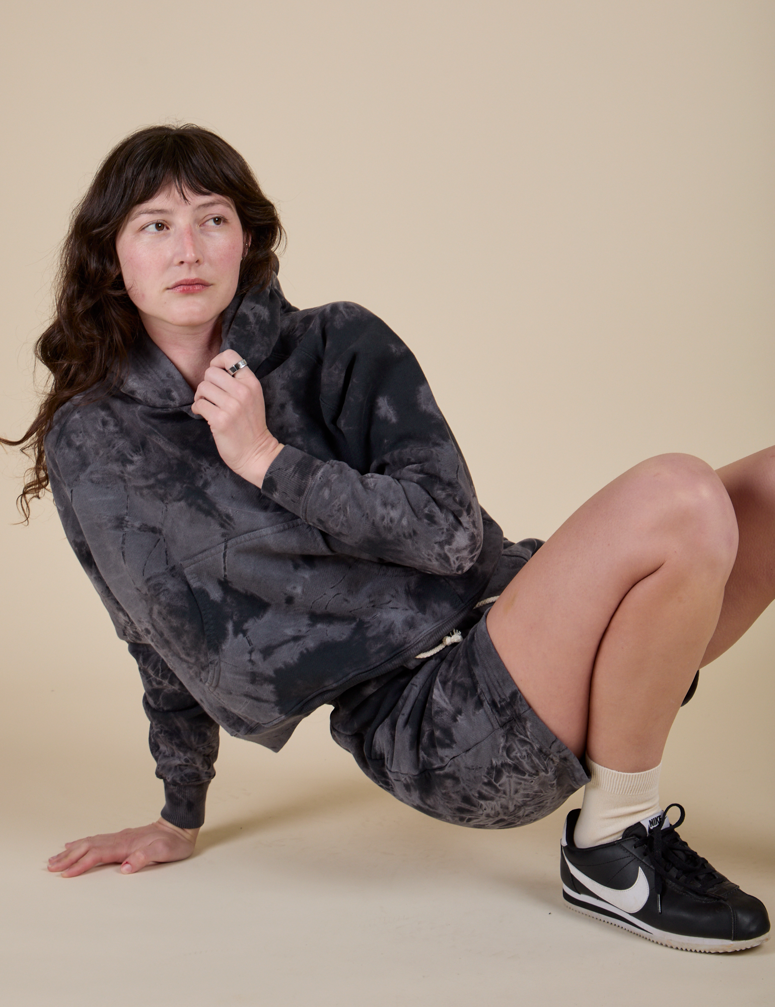 Heavyweight Oversized Hoodie - Black Magic Waters