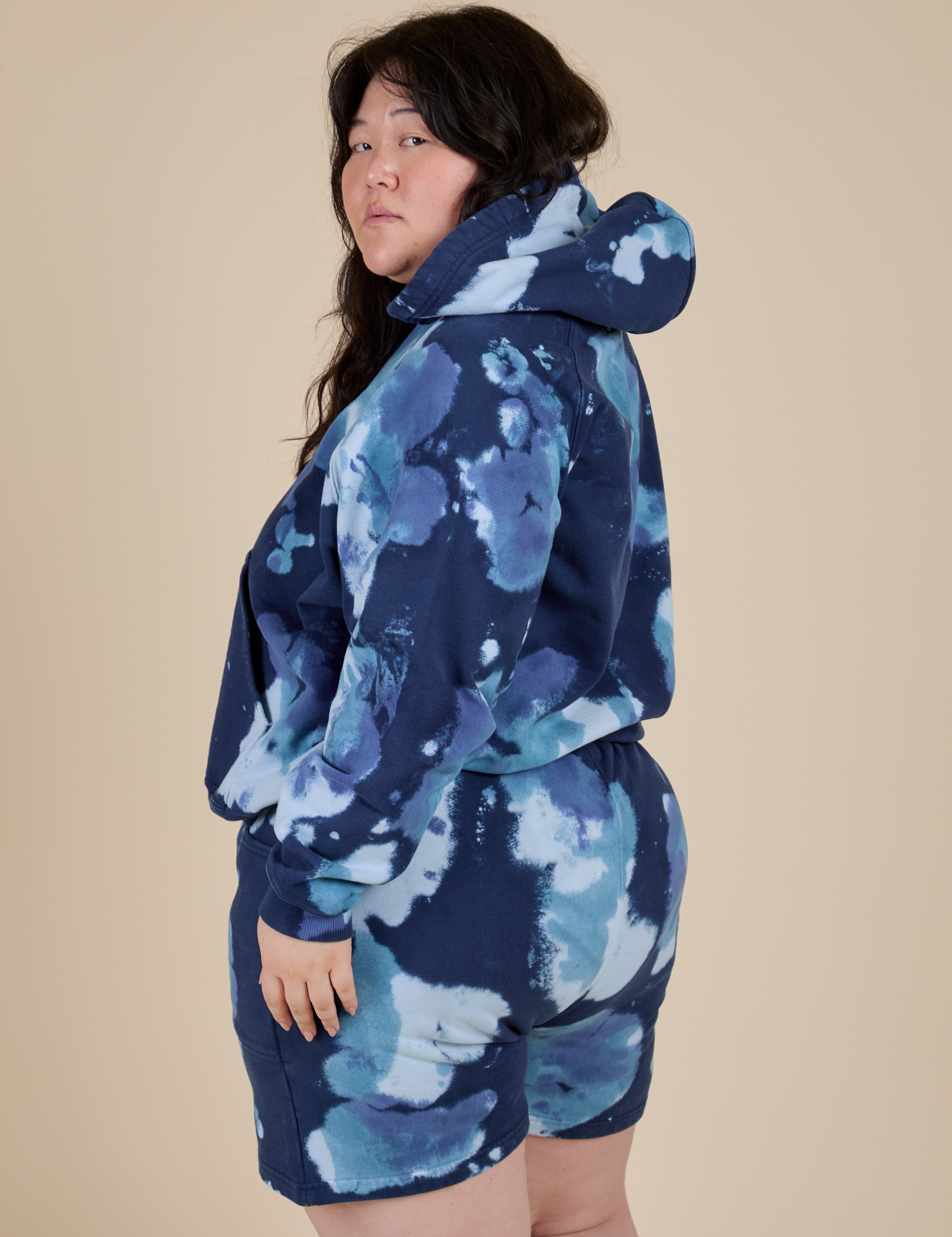 Heavyweight Oversized Hoodie - Blue Magic Waters