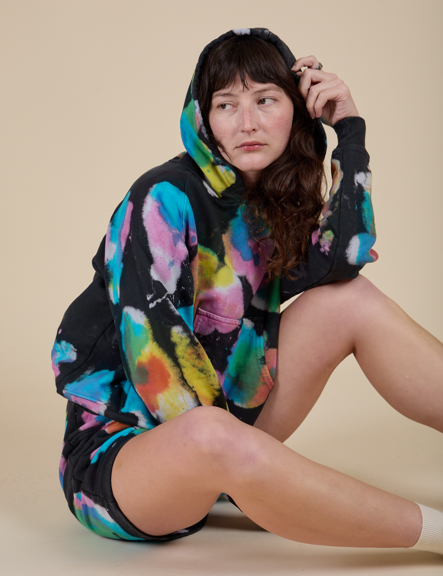 Heavyweight Oversized Hoodie - Rainbow Magic Waters