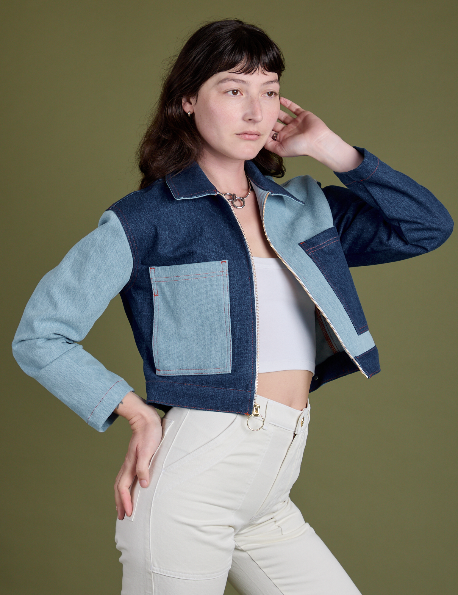Mechanic Jacket - Mismatched Denim