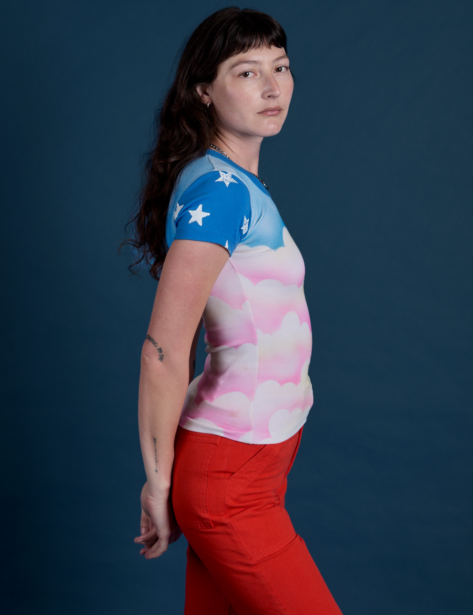 Airbrush Cloud Baby Tee