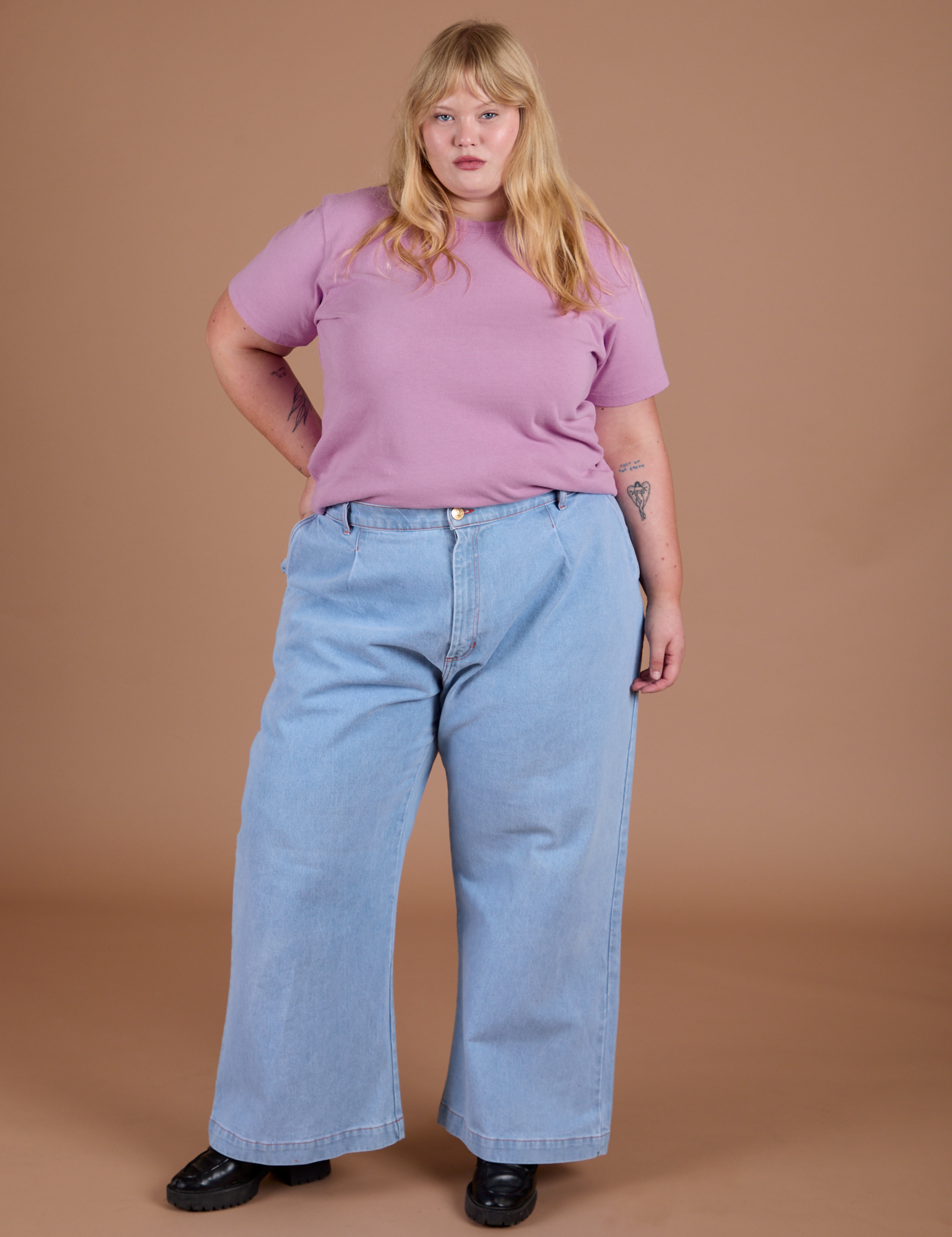 Burly Tee - Lilac Purple