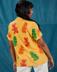 Gummy Bear Pantry Button-Up back view on Kandia