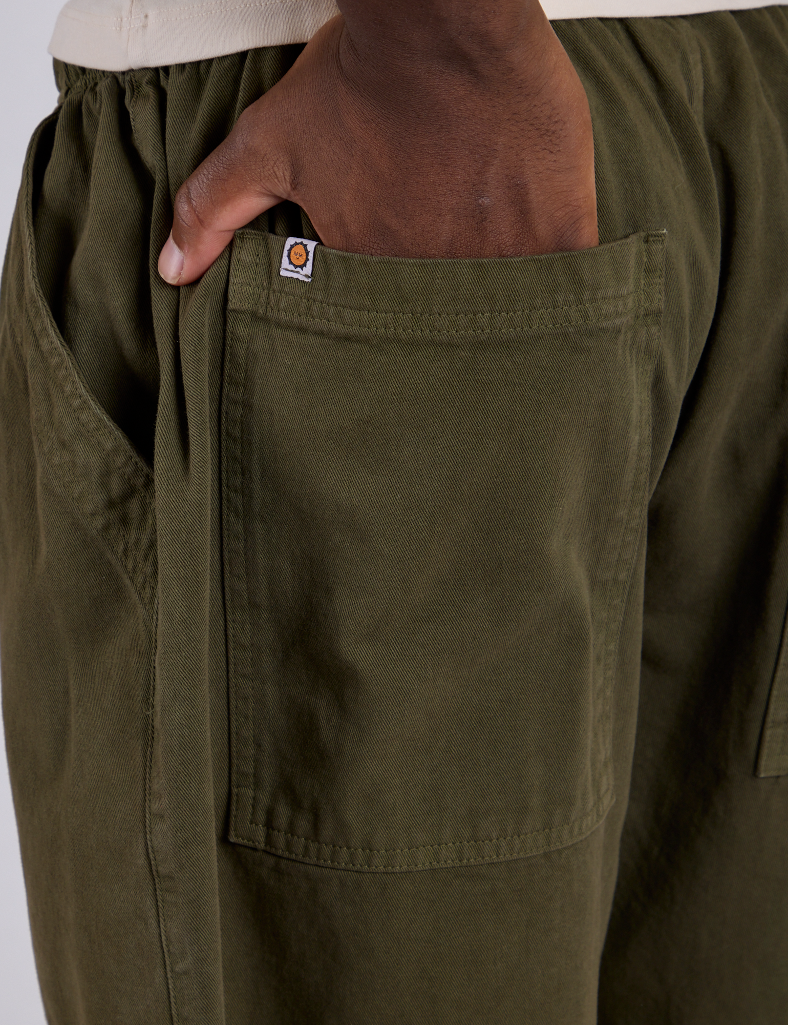Drawstring Shorts - Surplus Green