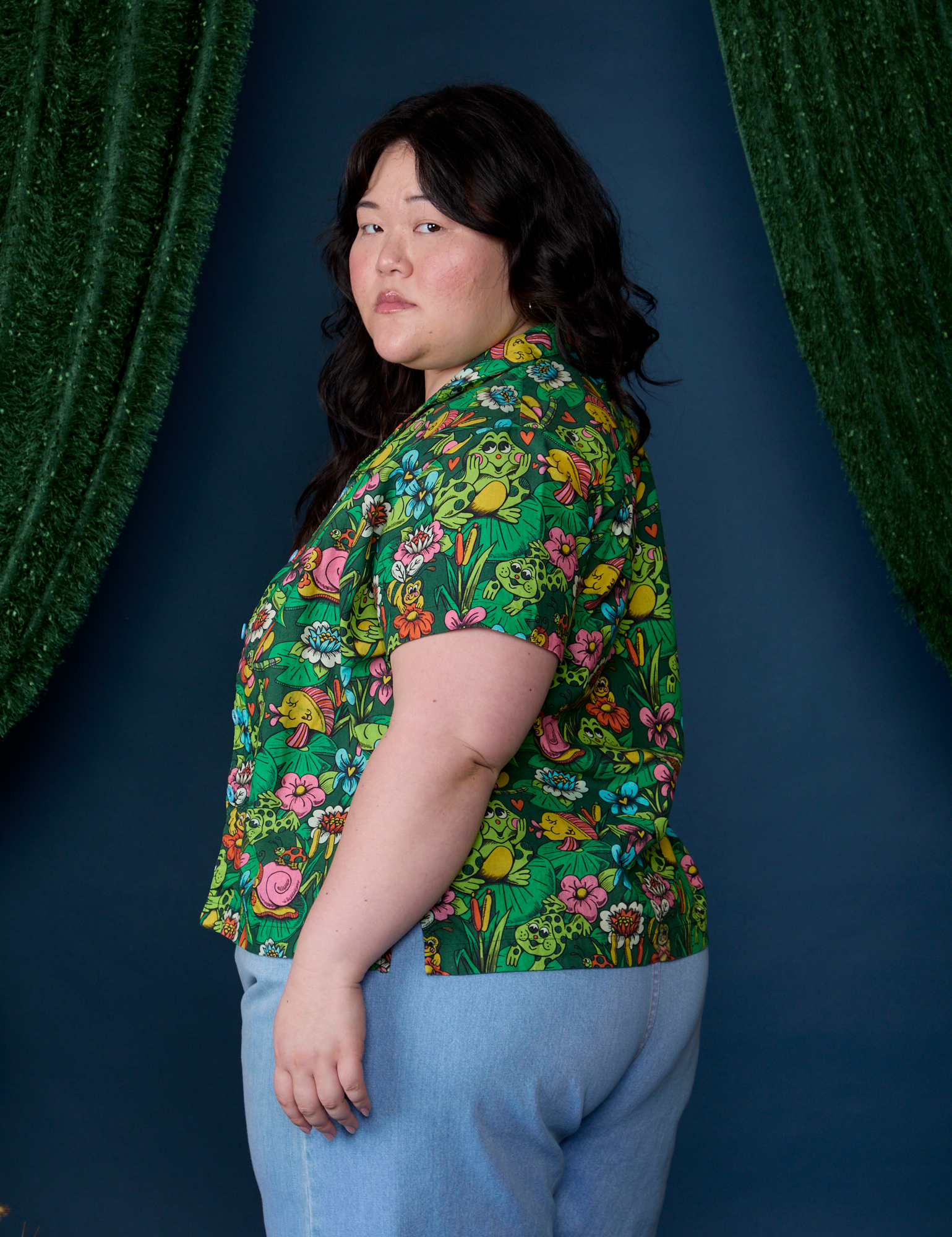 Pond Party Pantry Button-Up