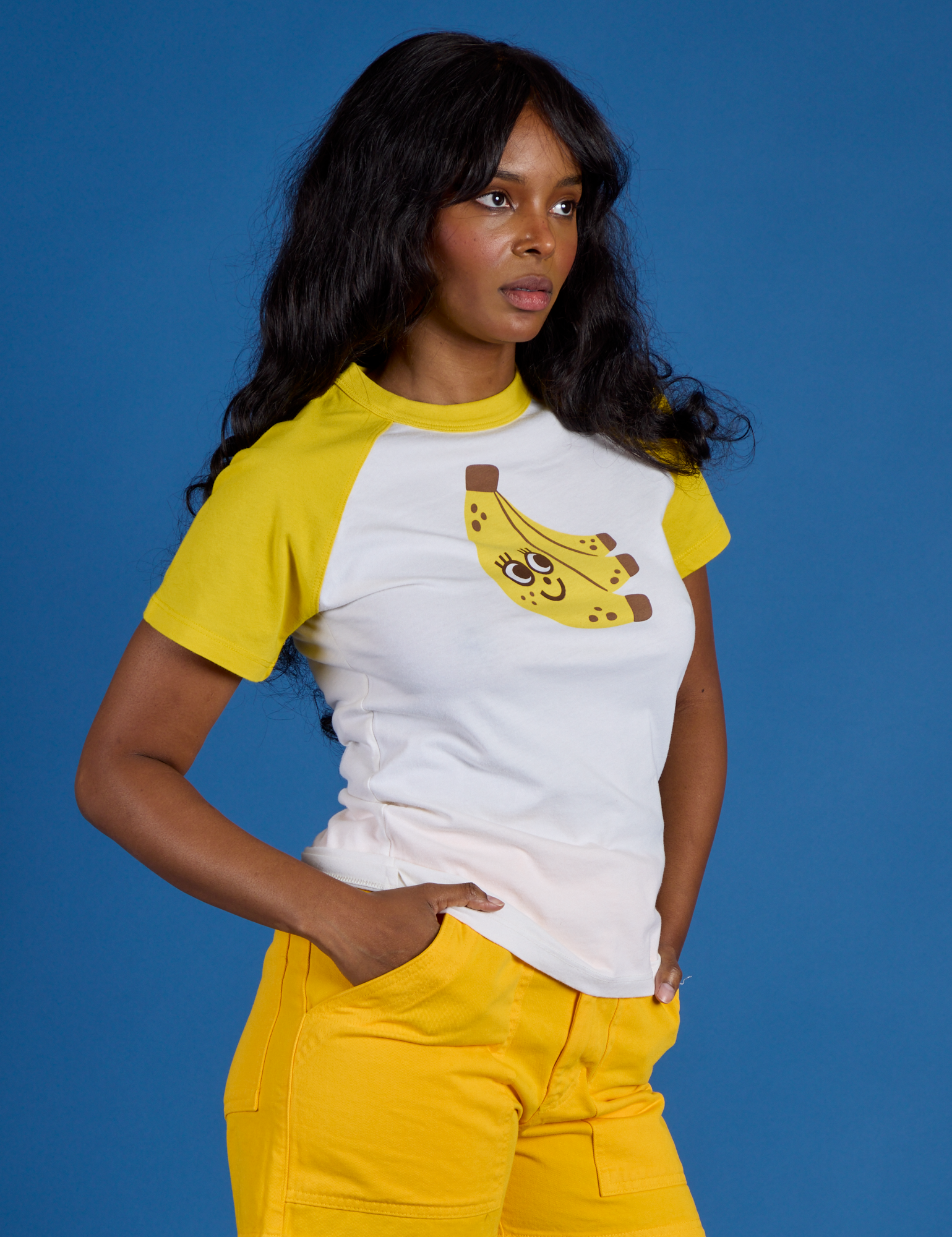 Produce Raglan Tee - Banana
