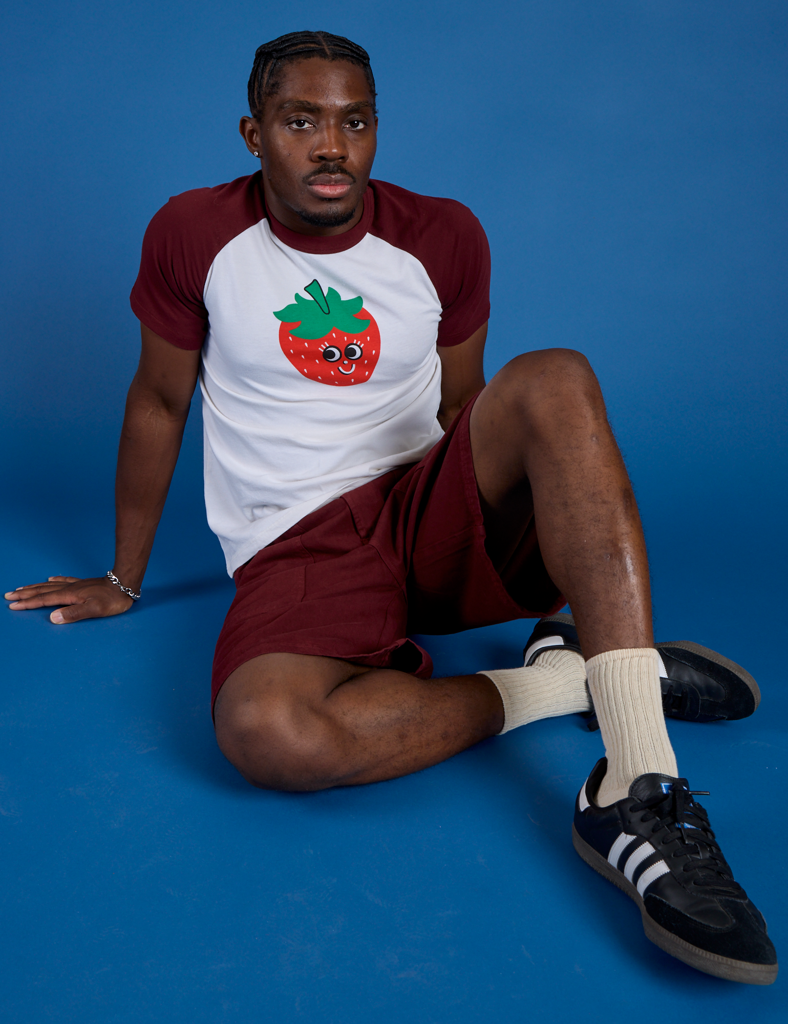 Produce Raglan Tee - Strawberry