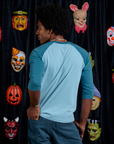Raglan Tee in Haunted BBP back view on Jerrod