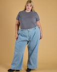 The Organic Vintage Tee - Washed Grey