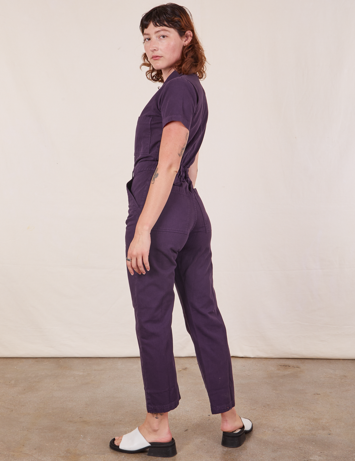 Short Sleeve Jumpsuit - Nebula Purple – BIG BUD PRESS