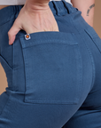 Organic Work Pants - French Blue