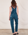 Original Overalls in Lagoon back view on Alex