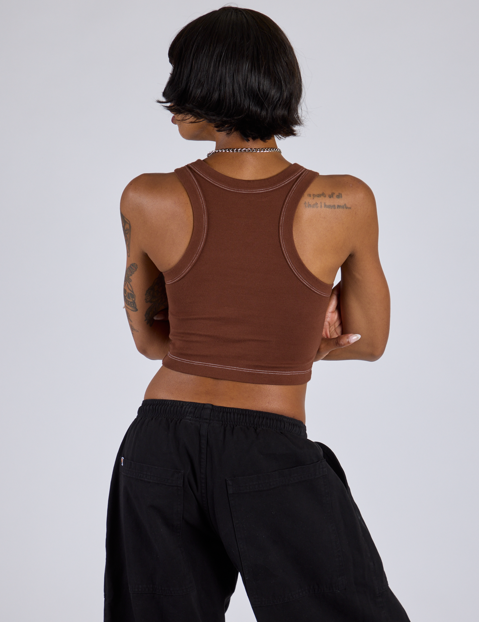 Porthole Tank - Fudgesicle Brown