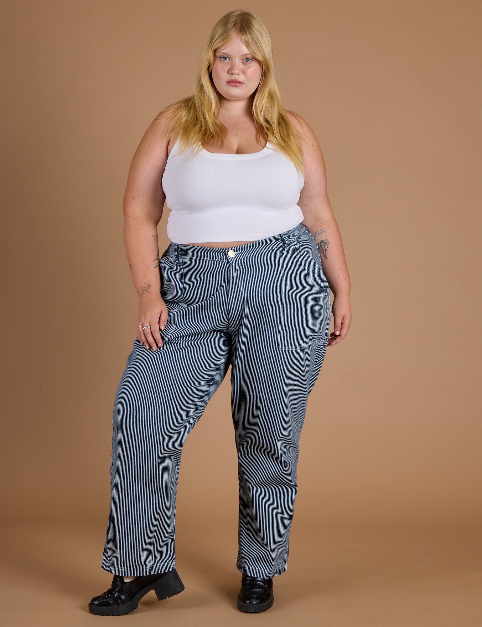 Railroad Denim Work Pants - Natural