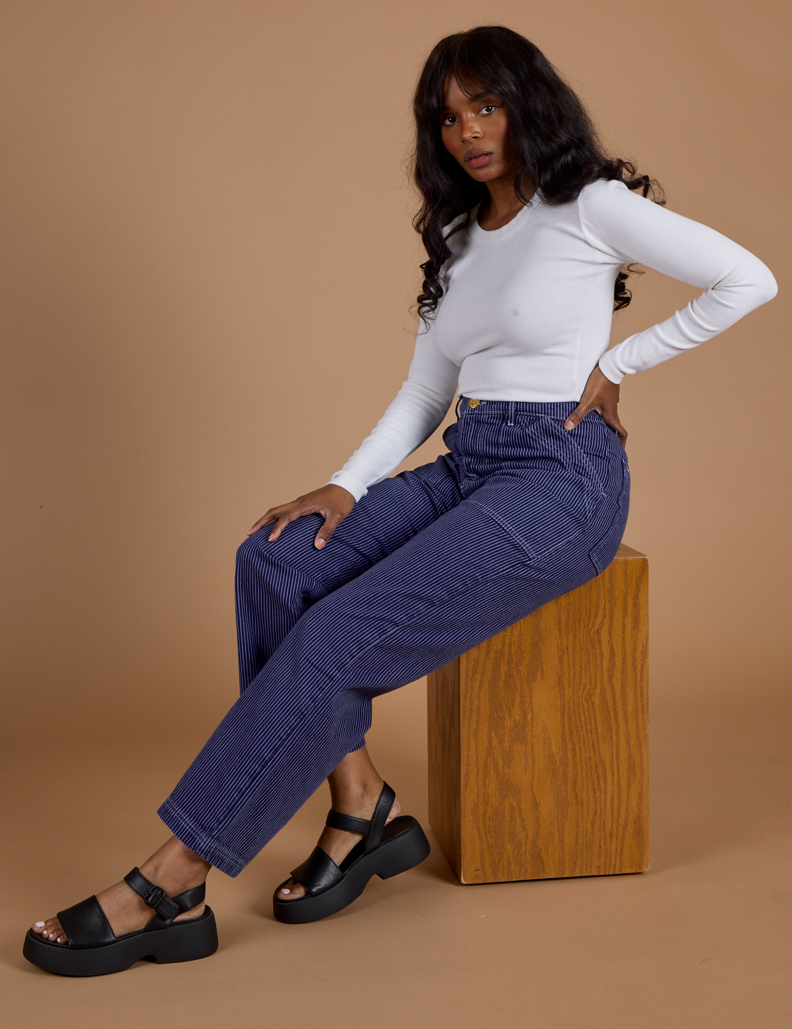 Railroad Denim Work Pants - Faded Grape Overdye