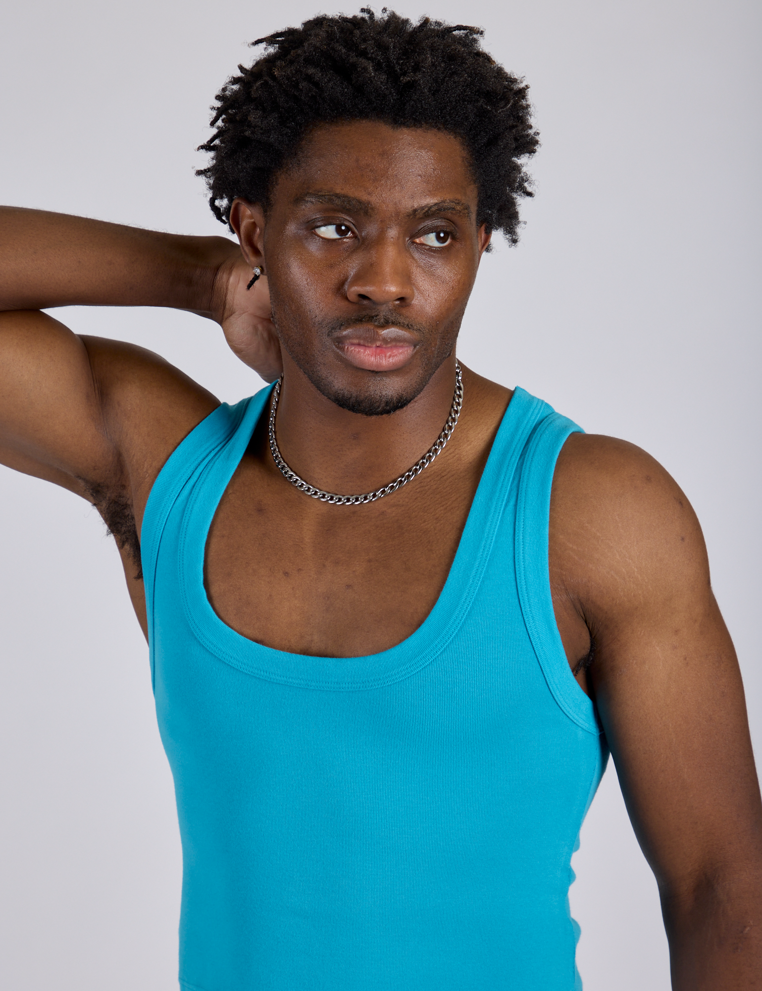 Cropped Tank Top - Hawaiian Blue – BIG BUD PRESS
