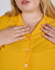 Pantry Button-Up - Sunshine Yellow