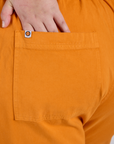Short Sleeve Jumpsuit - Creamsicle Orange