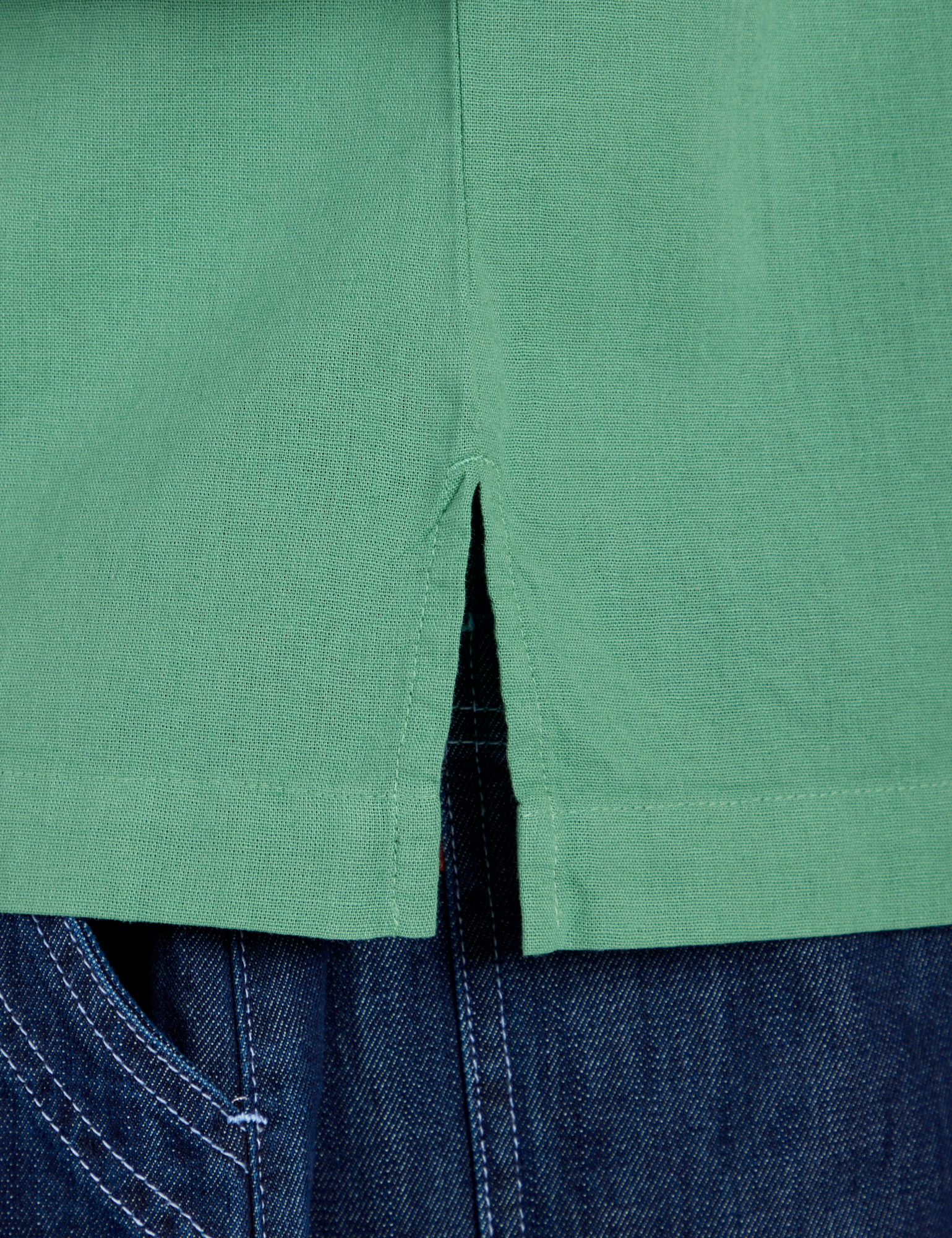 Pantry Button-Up - Seafoam Green
