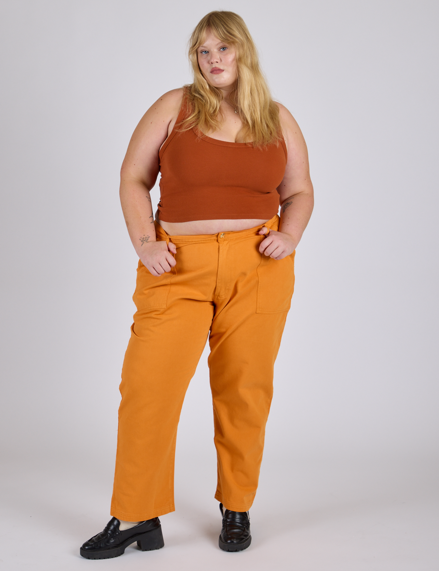 Work Pants - Creamsicle Orange