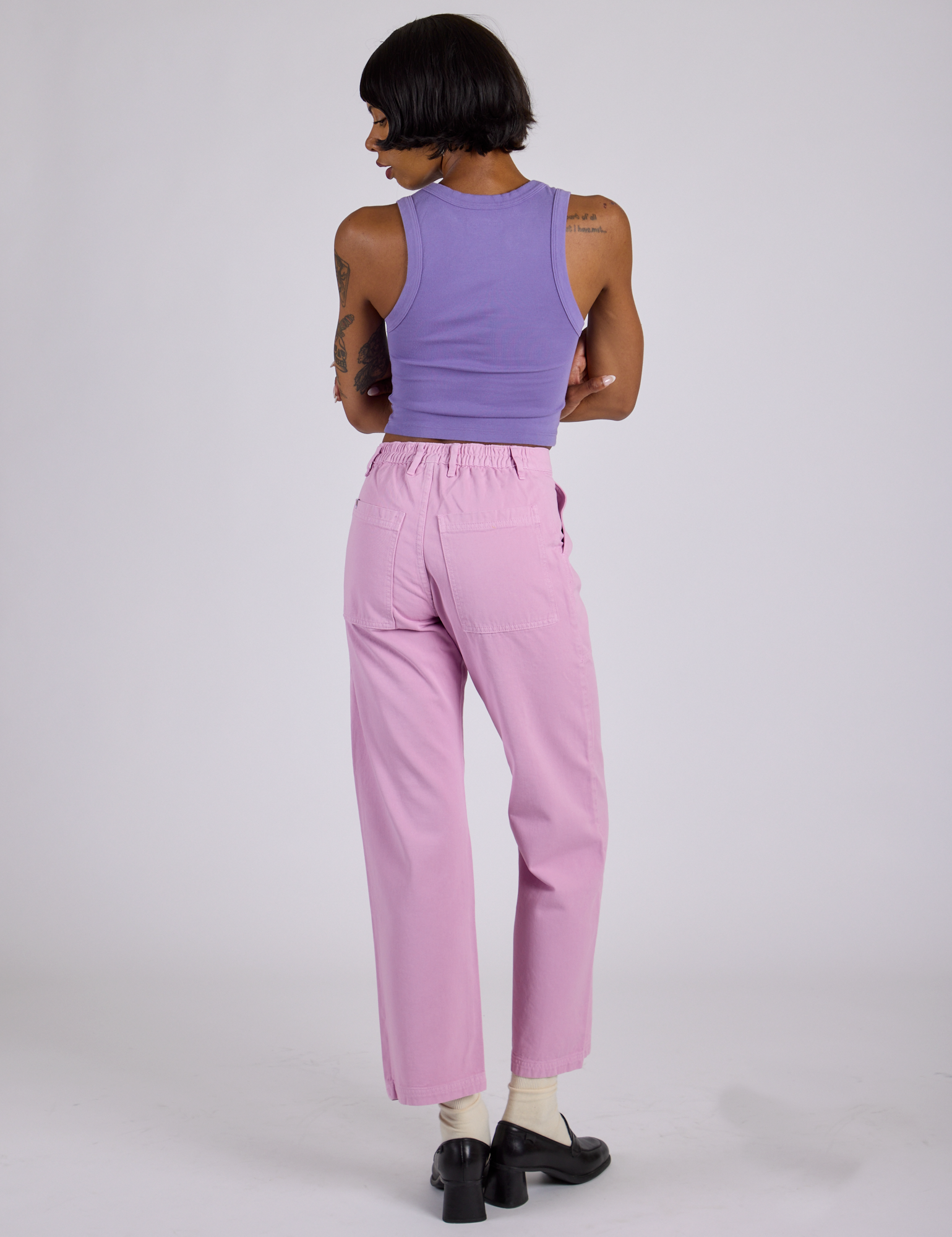 Work Pants - Lilac Purple