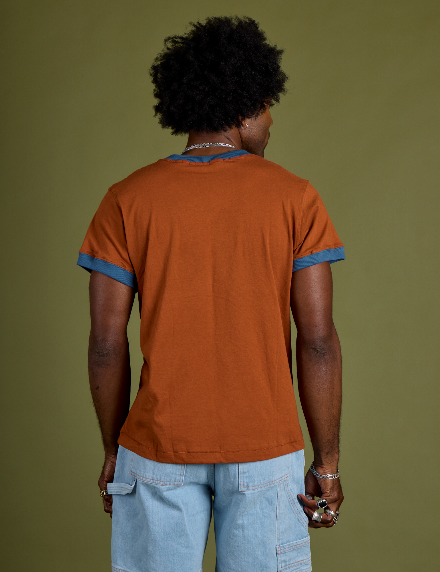 Vintage Ringer Tee - Burnt Terracotta