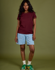 Vintage Ringer Tee - Red Wine