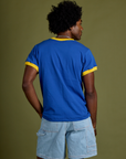 Vintage Ringer Tee - Royal Blue