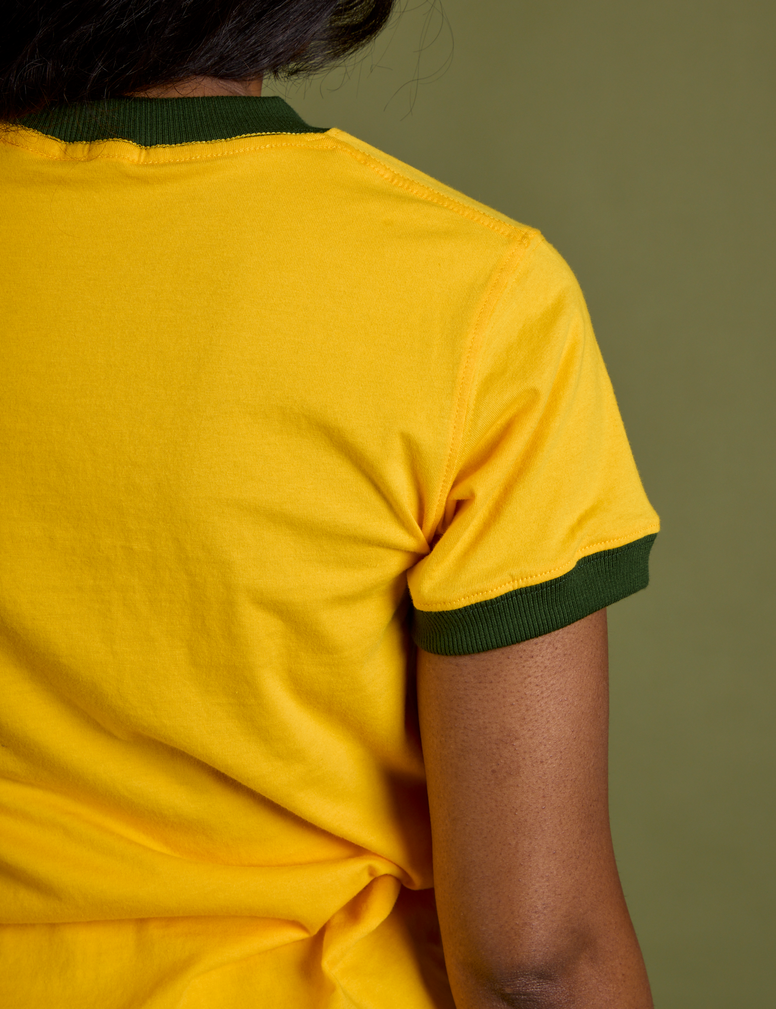 Vintage Ringer Tee - Sunshine Yellow
