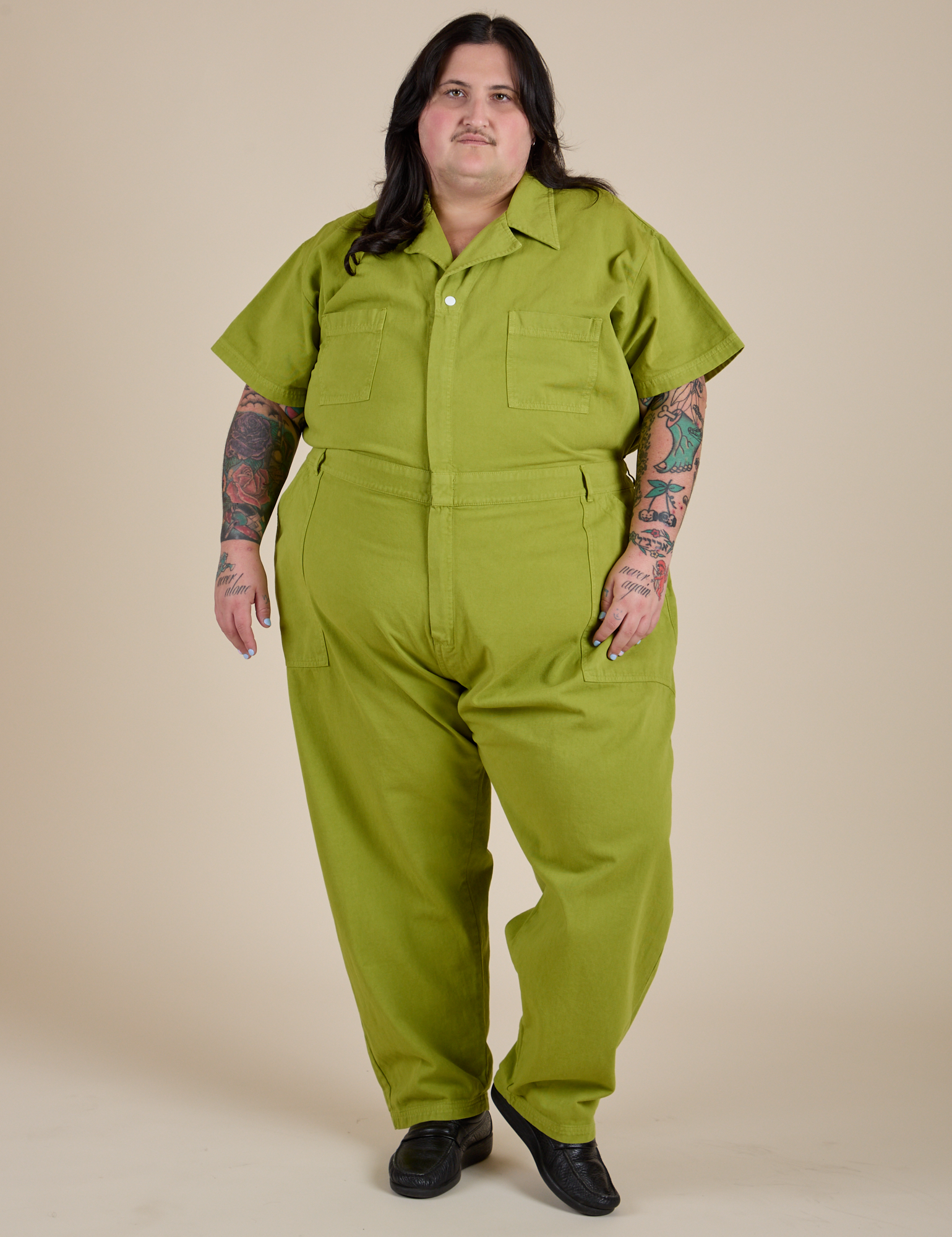 Short Sleeve Jumpsuit - Gross Green – BIG BUD PRESS
