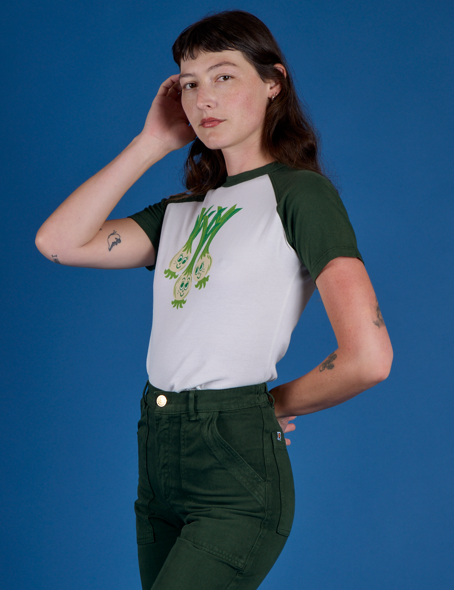 Produce Raglan Tee - Scallions