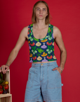 Cropped Tank - Veggie Village